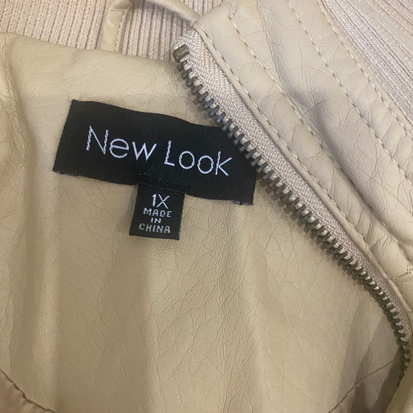 Ladies’ New Look Faux Leather Jacket 1X - Picture 8 of 9